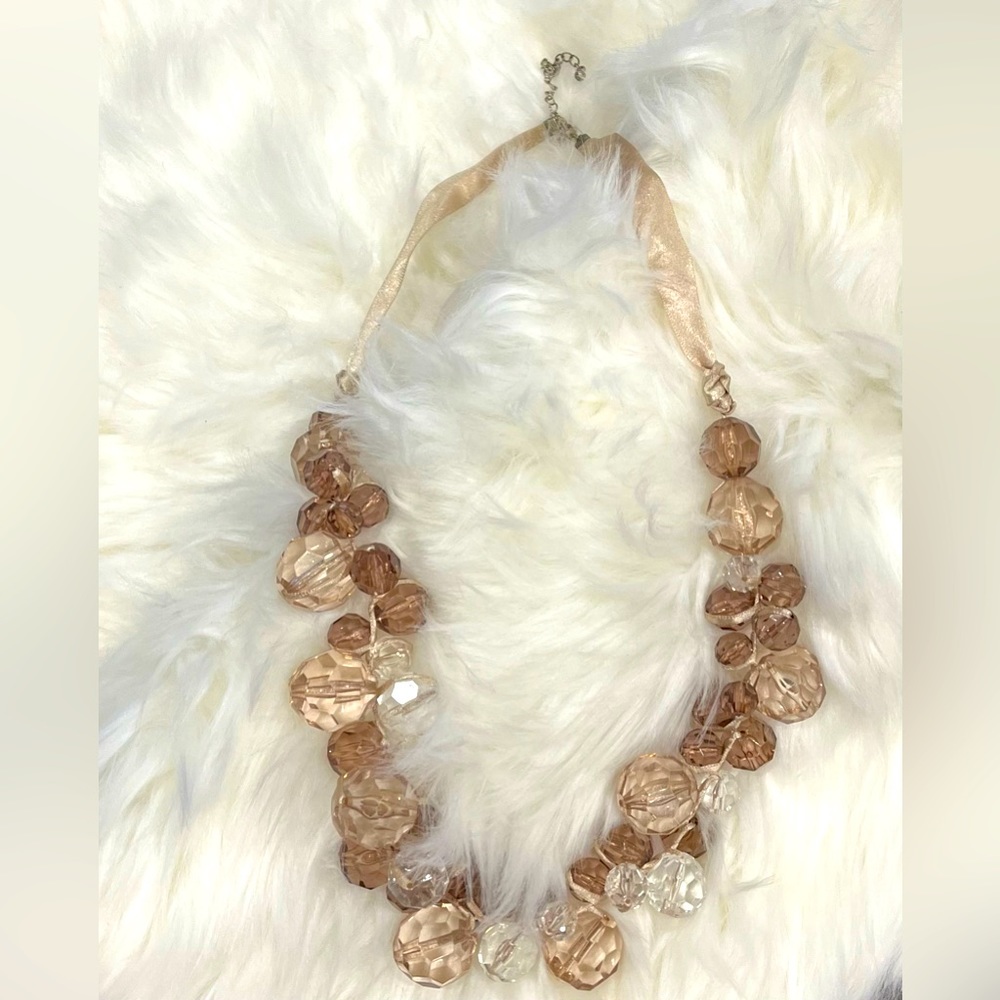New York & Co Blush Gem Necklace